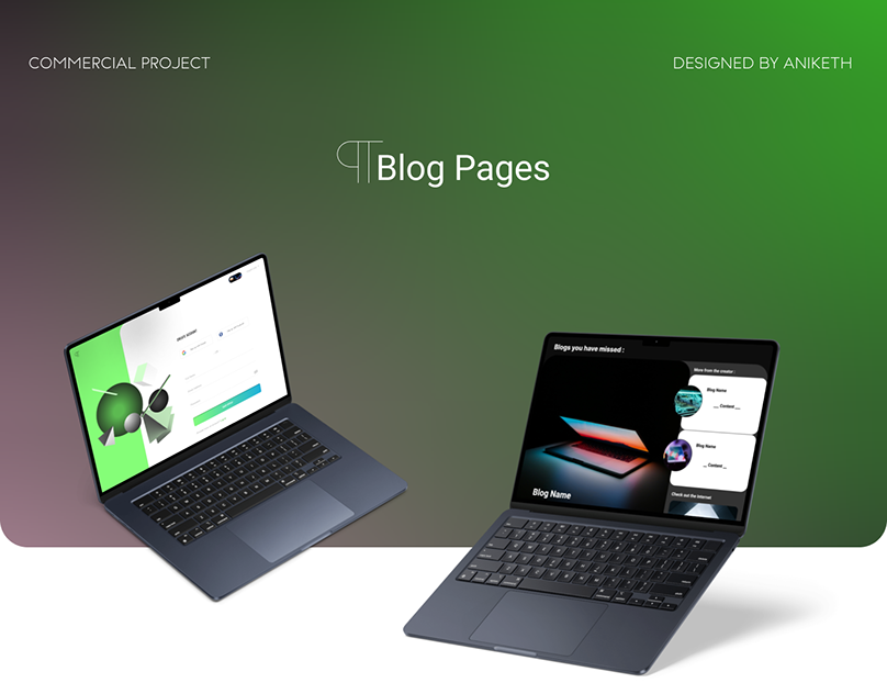 Blog Pages Web App