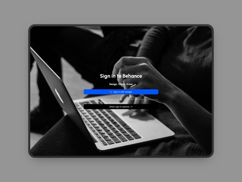 Template 04: image-led authentication layout.