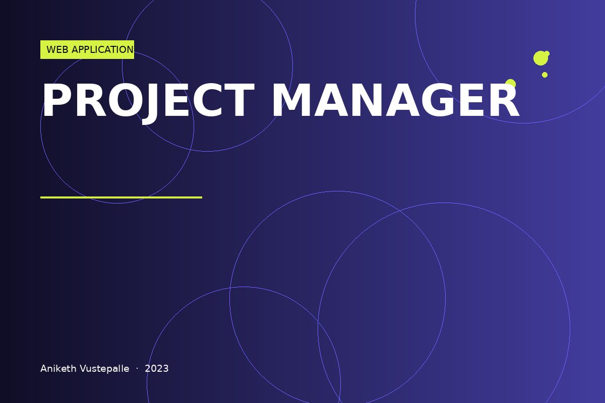 PROJECT MANAGER