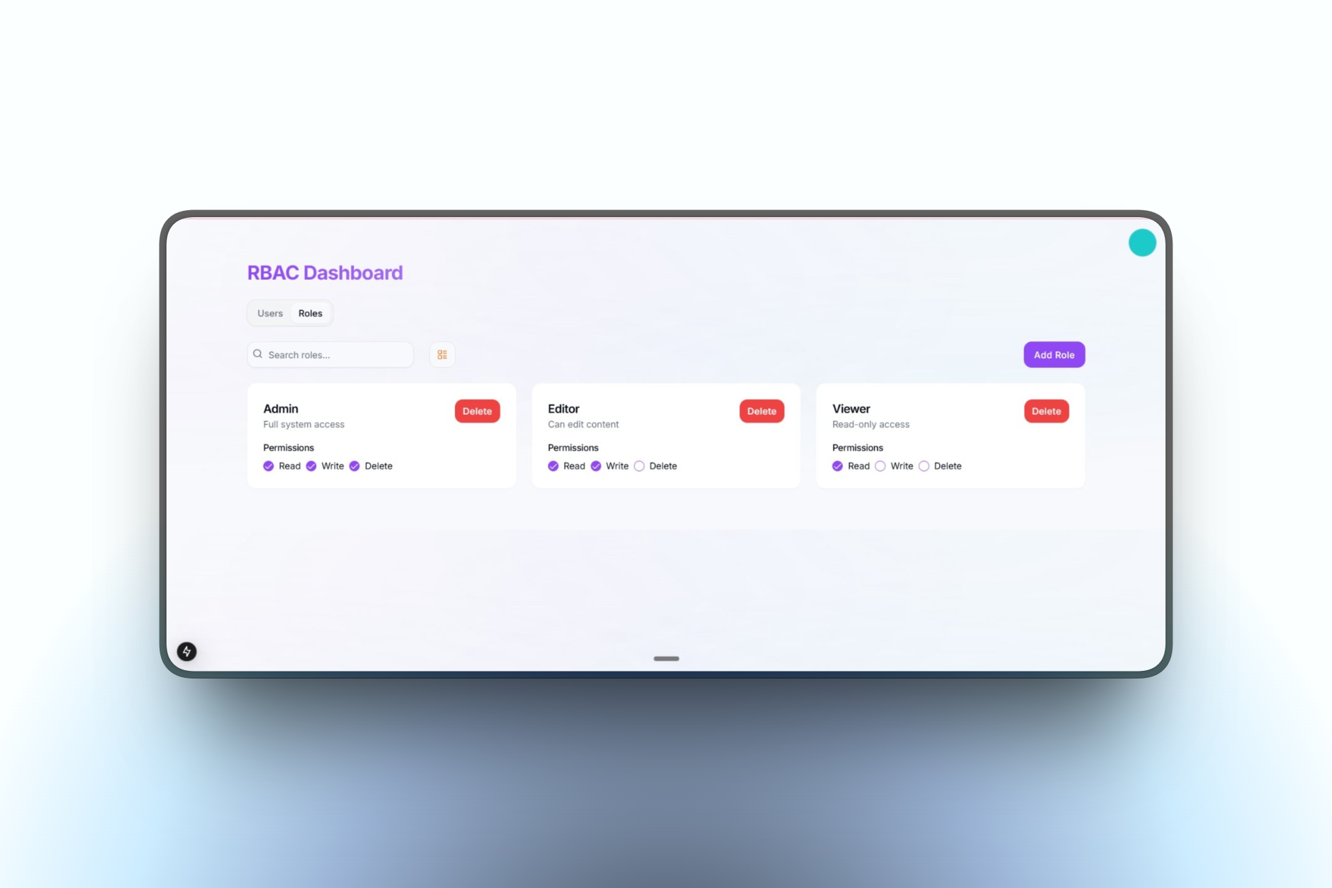 Detailed permissions and administrative controls.