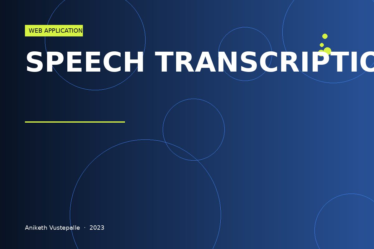 SPEECH TRANSCRIPTION