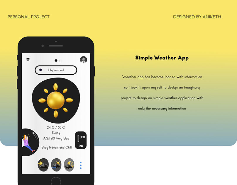 Weather App Design